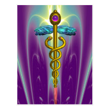 CADUCEUS POST CARD
