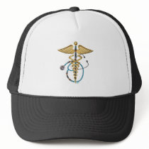 Caduceus & Stethoscope Trucker Hats