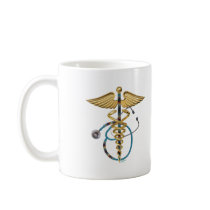 Caduceus & Stethoscope Coffee Mugs
