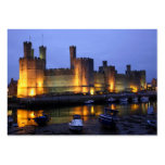 Caernarfon castle business cards