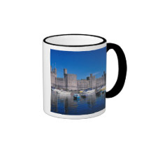 Caernarfon Castle, Gwynedd, Wales Mugs
