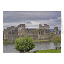 Caerphilly Castle Greeting Cards