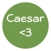 Caesar sticker