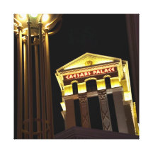 Caesars at Night Las Vegas Canvas #2 Gallery Wrap Canvas