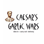 caesar's garlic wars t-shirts