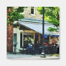 Cafe Albany NY Refrigerator Magnet