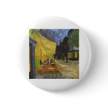 Cafe at Night by Vincent Van Gogh buttons