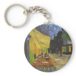 Cafe at Night by Vincent Van Gogh keychains