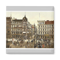 Cafe Bauer, Unter den Linden (Kranzler's Confectio Fridge Magnet