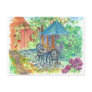 Cafe Bistro Set Postcard