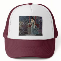 Café-Concert By Manet Edouard Mesh Hats