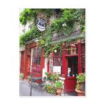 Cafe in Paris postcards