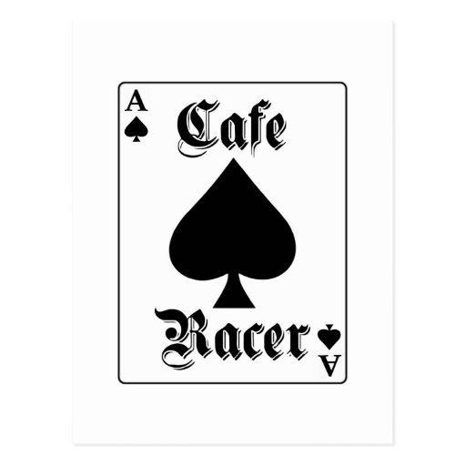 Cafe Racer Ace of Spades Zazzle