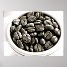 Cafe Series - Beans in Filter Poster