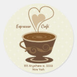Cafe Sticker