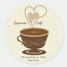 Cafe Sticker