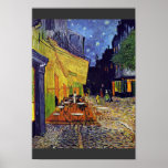 Cafe Terrace At Night,  By Vincent Van Gogh posters
