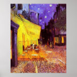 Cafe Terrace at Night  by Vincent van Gogh Poster posters