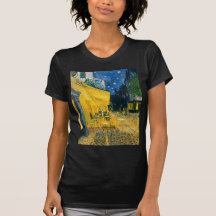 Cafe Terrace, Place du Forum, Arles, 1888 Tees