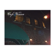 Cafe Verona on Independence Square, Indep. Mo. Postcard