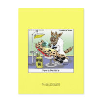cafepress dentistry hyena, Rick London Collecti... Postcards