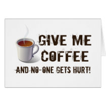 Caffein Deprivation Card