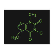 Caffeine Coffee Molecule Post Cards