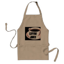 Caffeine Junkie Coffee Barista Apron