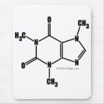 Caffeine Molecular Structure mousepads