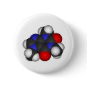 Caffeine Molecule 3D Space Filling Model buttons