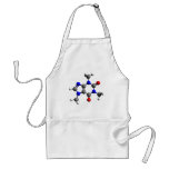 Caffeine Molecule 3D structure aprons