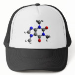 Caffeine Molecule 3D structure hats