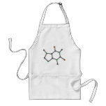 Caffeine molecule apron
