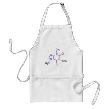 Caffeine Molecule Aprons