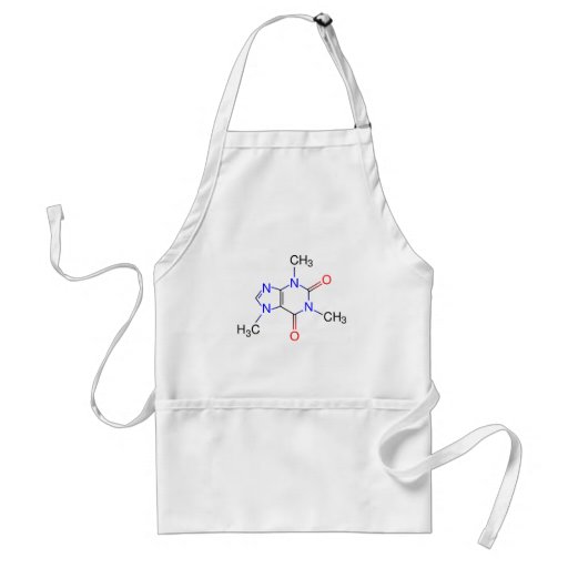 Caffeine Molecule Aprons
