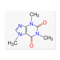 Caffeine Molecule Post Cards