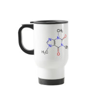 Caffeine Molecule Thermal Mug