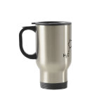 Caffeine Molecule Travel Mug