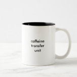 Caffeine transfer unit coffee mugs