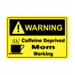 Caffeine Warning Mum t-shirts