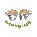 Caffeine Women's Navy Blue T-shirt