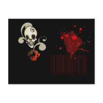 Caffeine Zombie Post Card