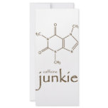 caffine junkie PNG rack cards