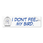 Caged Bird Bumpersticker