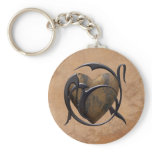 Caged Heart keychains