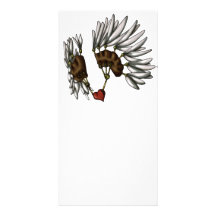 Caged Heart Photo Card