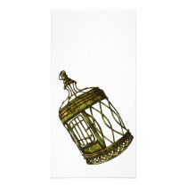 Caged Heart Custom Photo Card