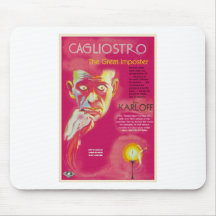 Cagliostro movie poster (Boris Karloff) Mouse Pads