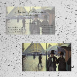 Caillebotte's Paris Street, Rainy Day business cards