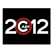 Cain 2012 Black Postcard